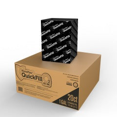 FloraFlex Quickfill O2 Bags | Expandable Organic Coco Coir with its packing box