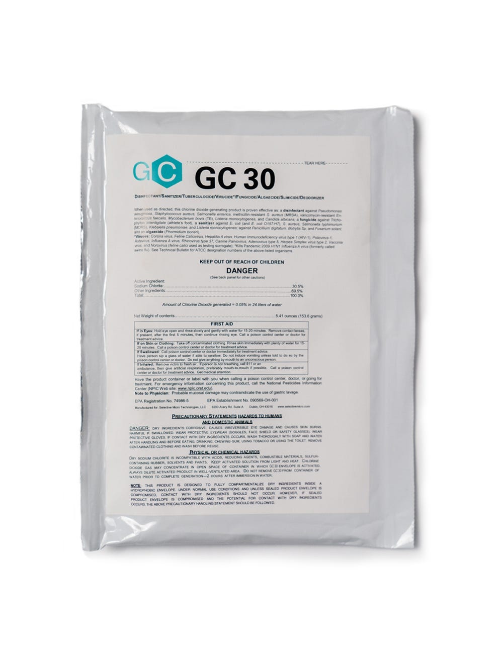 Gard'nClean Liquid Mix 30 Gallons at 100ppm