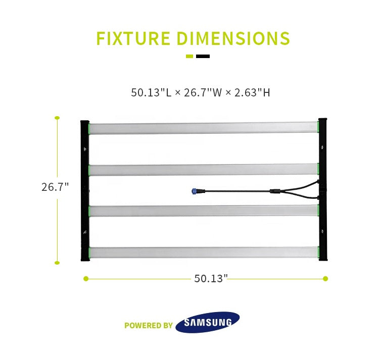 Flexstar 430W Pro LED Dimensions