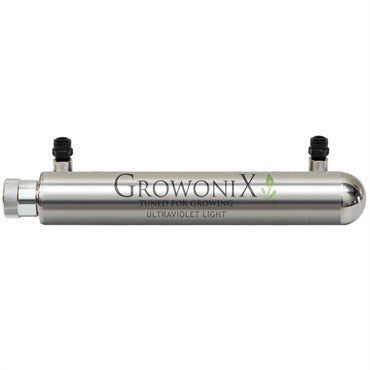 GrowoniX UV Sterilization Filter with Quick-Connect 2gpm 3/8" Quick-Connect