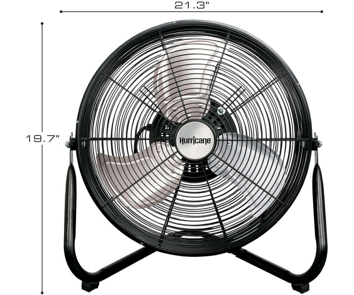 Hurricane 16" Pro Heavy Duty Orbital Floor Fan