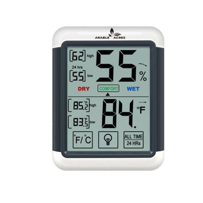 Arable Acres Indoor Digital Thermometer Hygrometer