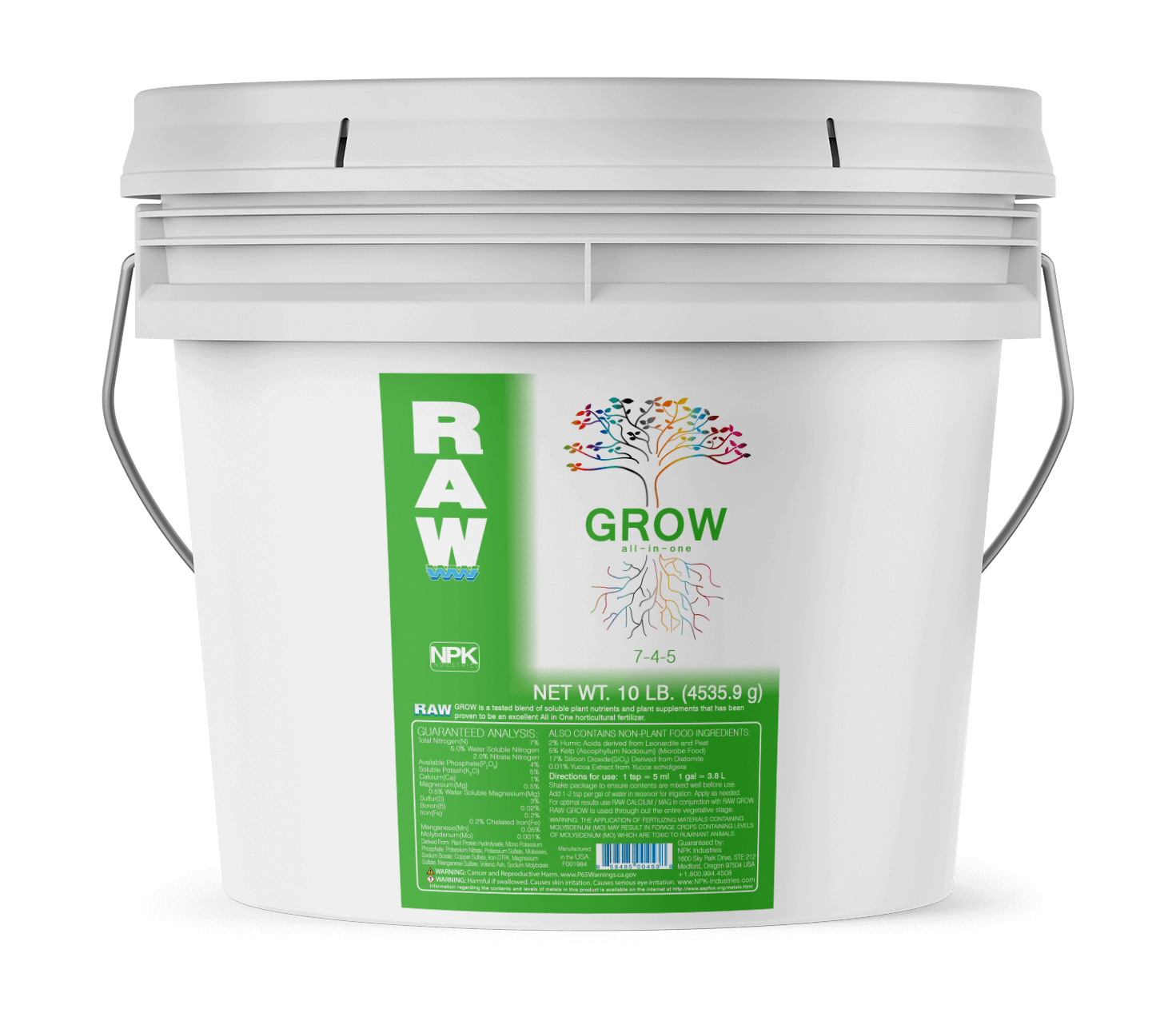 NPK Industries Raw Grow 10 Lbs