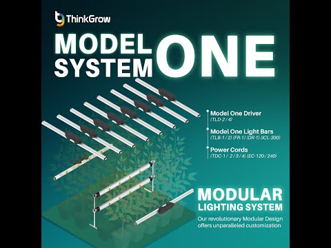 ThinkGrow Model One Modular Lighting System Video