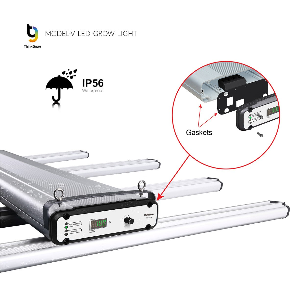 ThinkGrow Model V 350W LED Grow Light Evolve Garden Supply