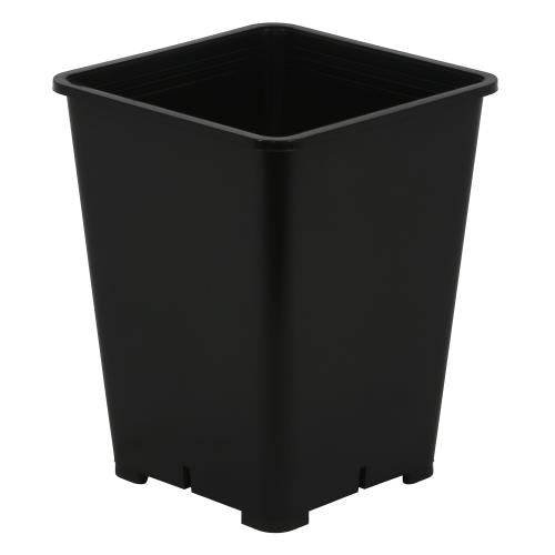 Gro Pro Premium Nursery Pot - Square, Black