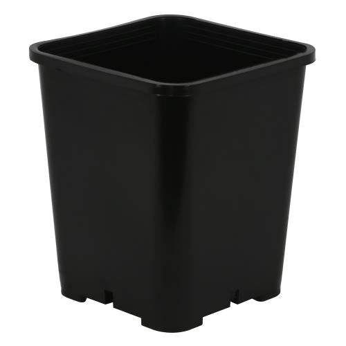 Gro Pro Premium Nursery Pot - Square, Black